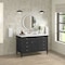 James Martin Vanities 48'' Vanity, Carbon Oak w/ 3 CM White Zeus Quartz Top 485-V48-CBO-3WZ - alternate 6